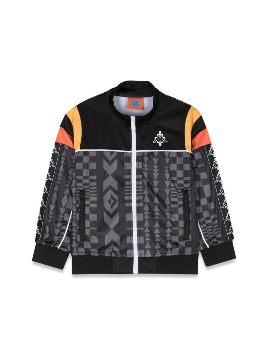 Marcelo Burlon County Of Milan Kids' Track Jacket In Black