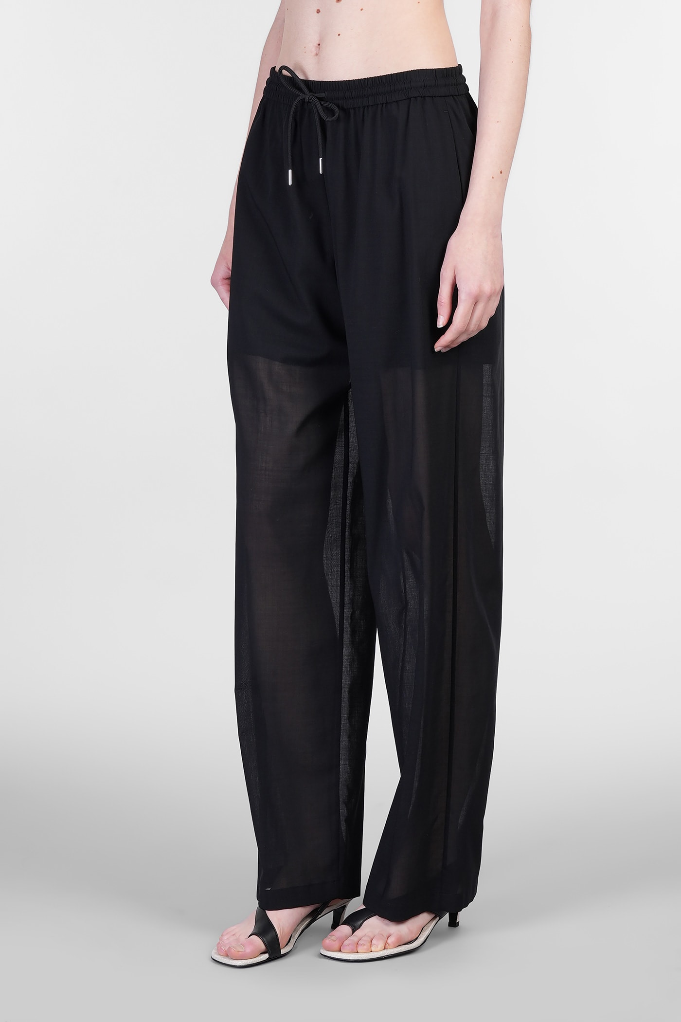 Theory Drawcord Pull-on Pant In Lightweight Wool