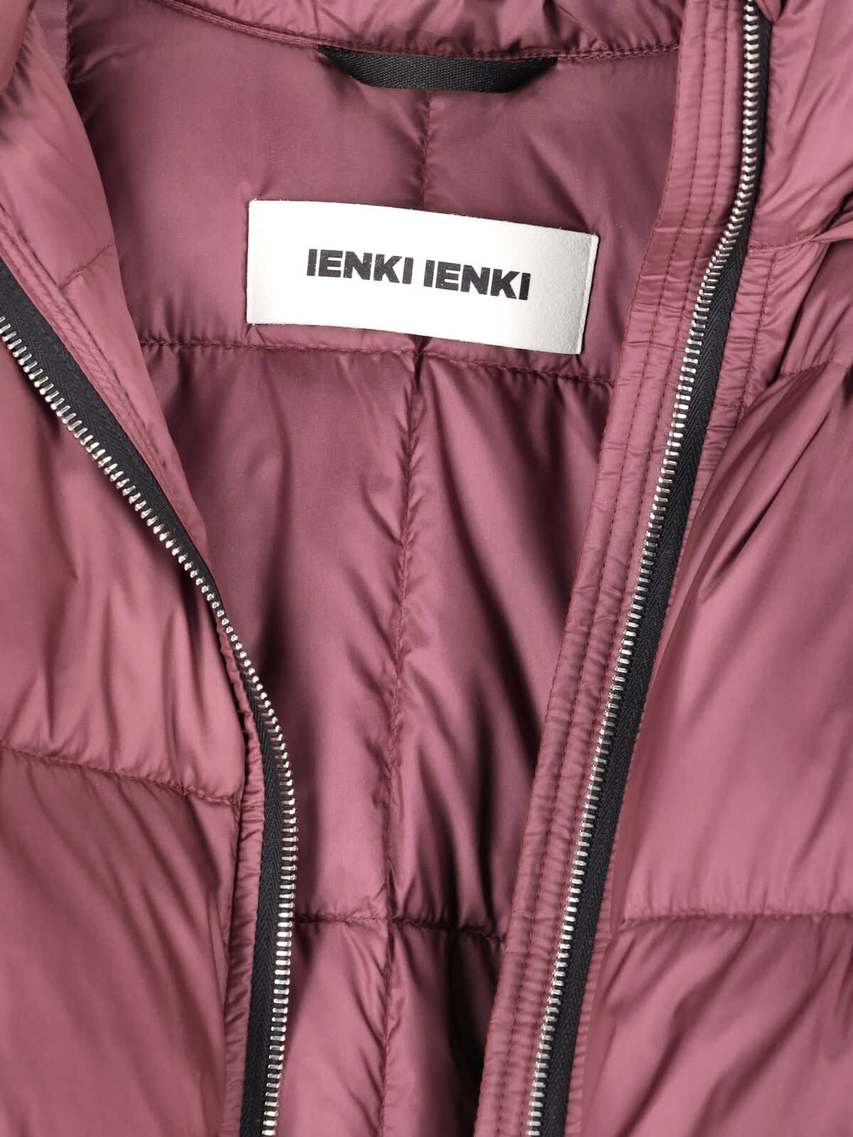 Ienki Ienki Maxi Pyramid Leon Down Jacket In Pink