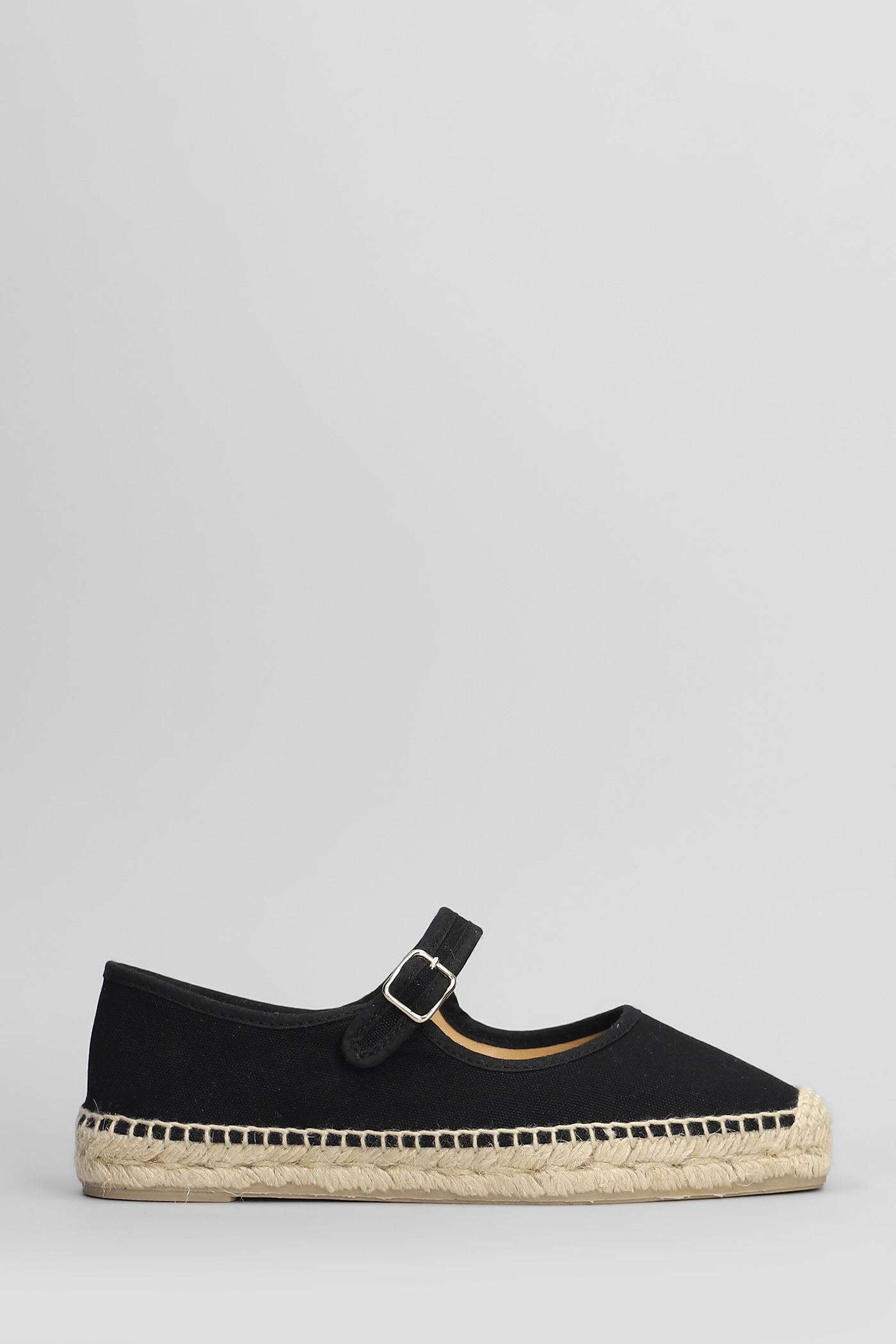 Castaã±er Padua-001 Espadrilles In Black Canvas