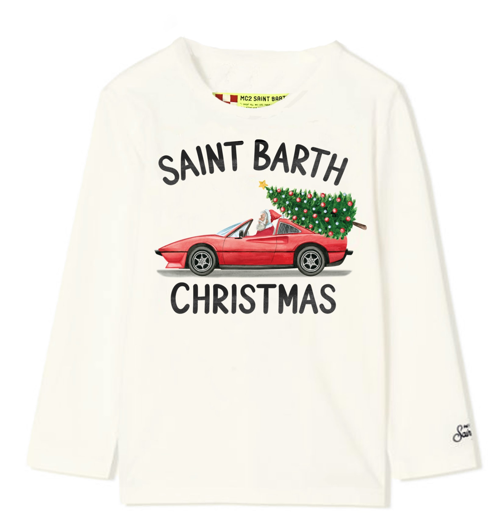 MC2 Saint Barth T-shirt Boy Saint Barth Christmas Print
