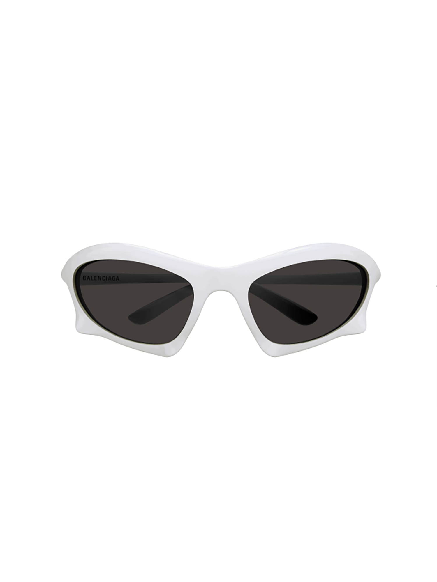 Shop Balenciaga Bb0229s Sunglasses In White White Grey