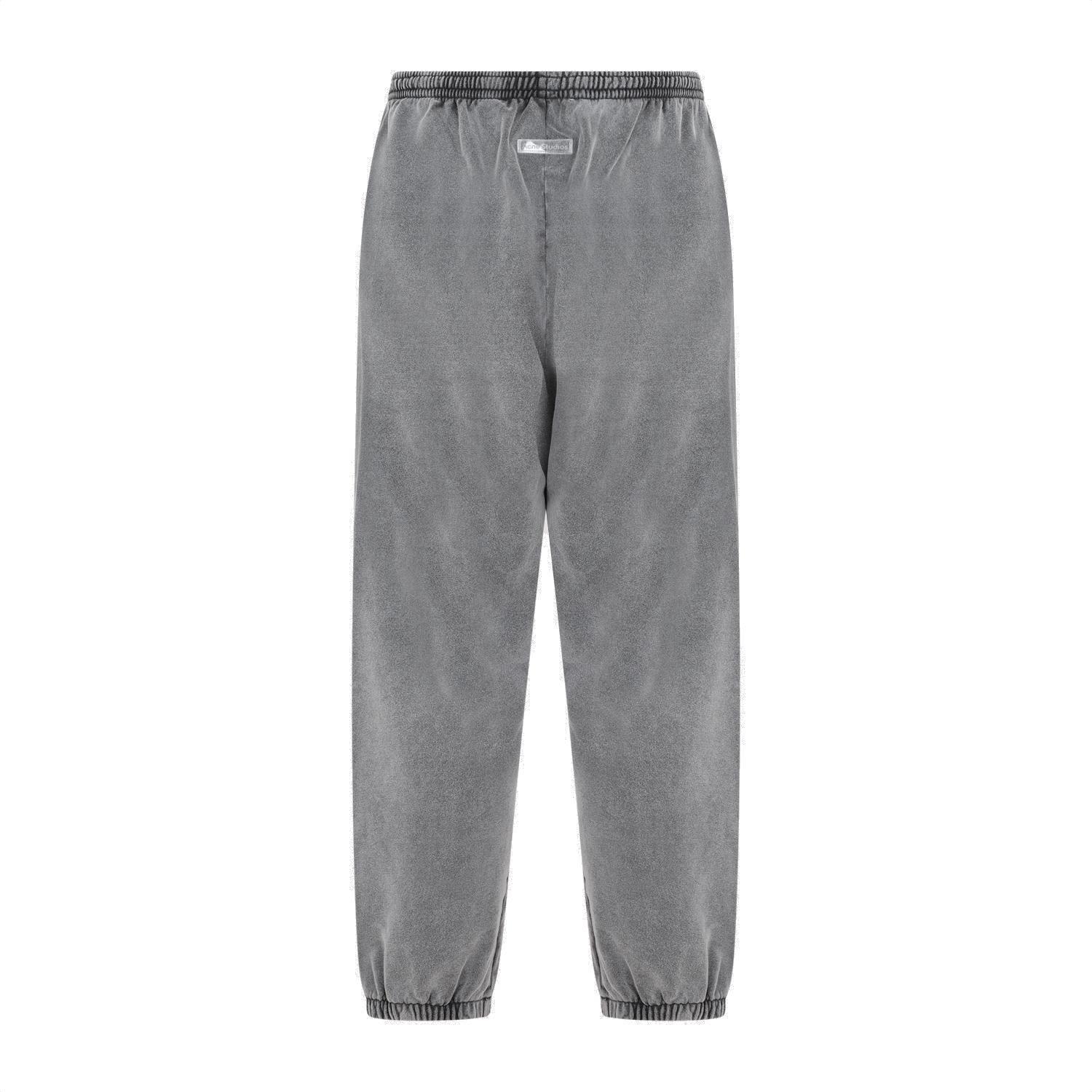 Shop Acne Studios Logo Patch Drawstring Trousers In Black