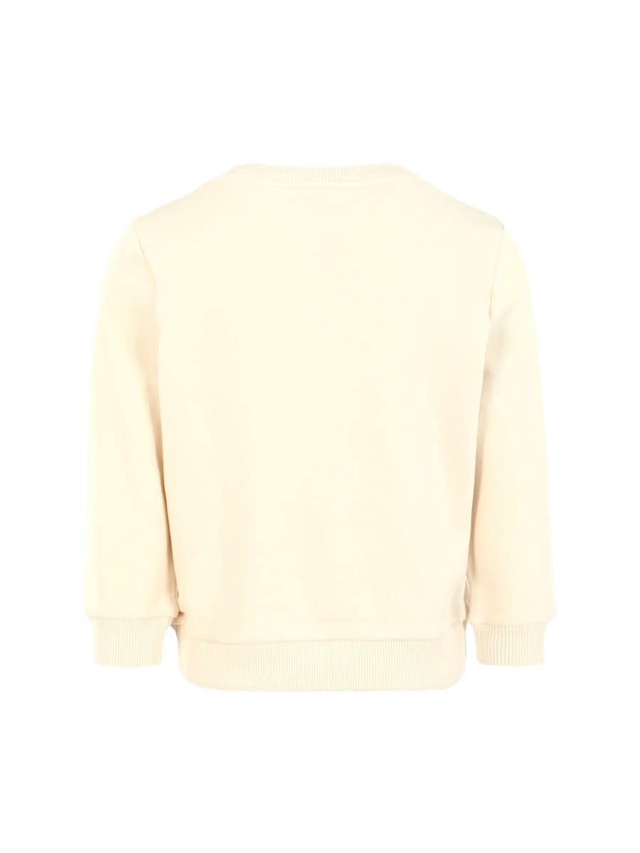 Lacoste Rainbow Sweatshirt In Yellow