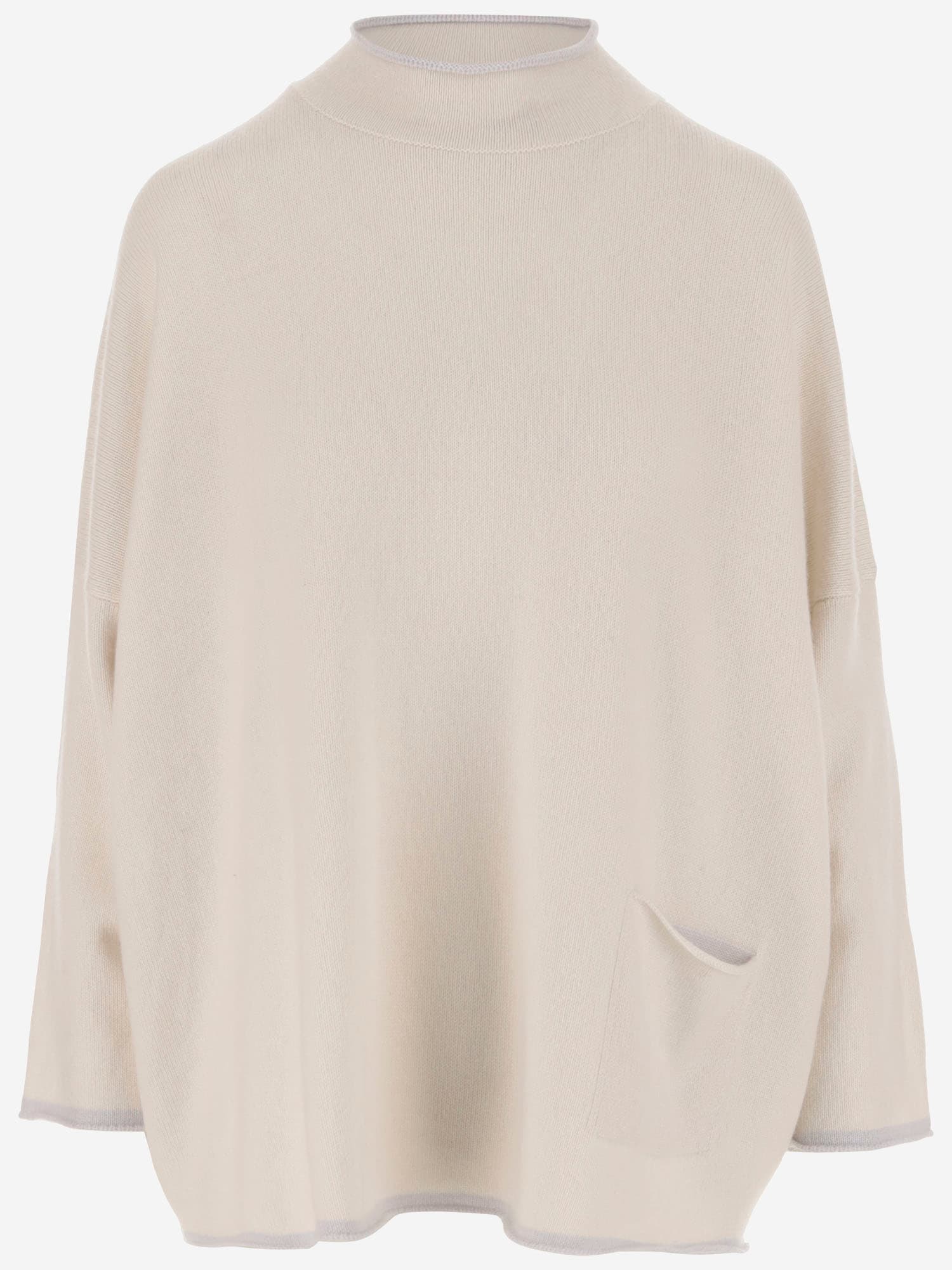 Shop Oliver Lattughi Cashmere Sweater In White