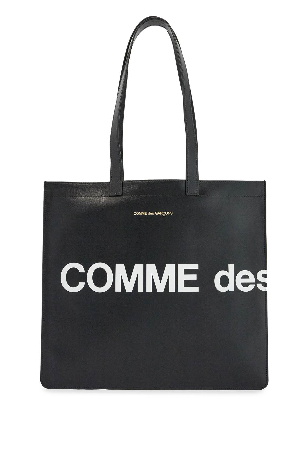 Logo Leather Tote Bag