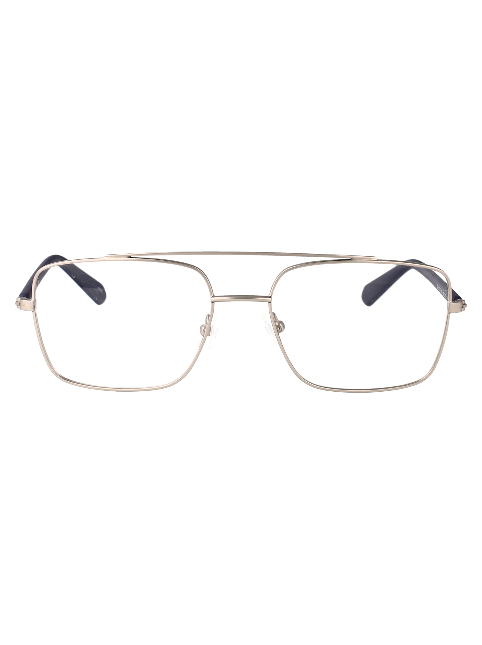 Calvin Klein Jeans Est.1978 Calvin Klein Jeans Matte Silver Metal Glasses In Silver