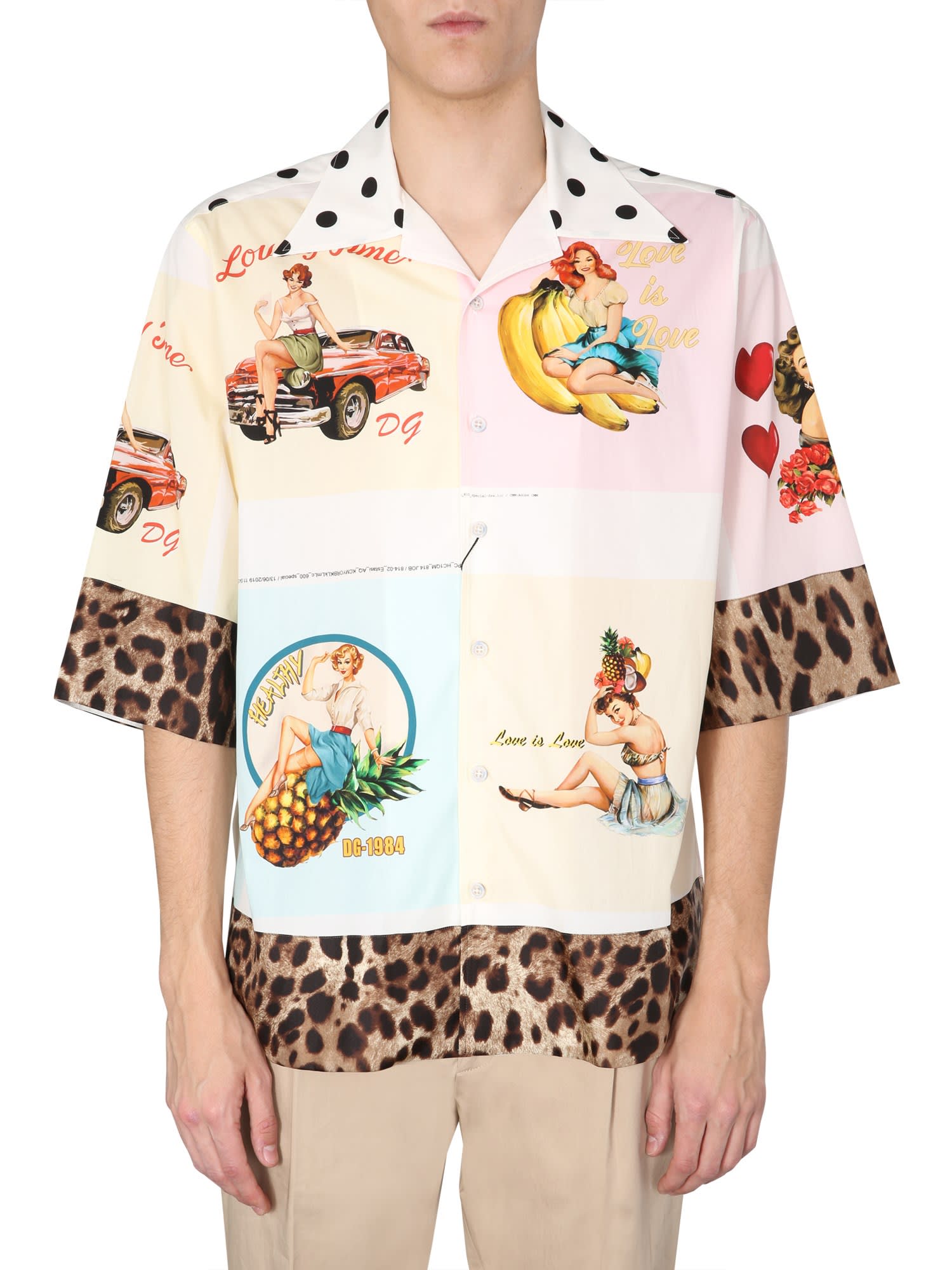 DOLCE & GABBANA HAWAII SHIRT,11294396