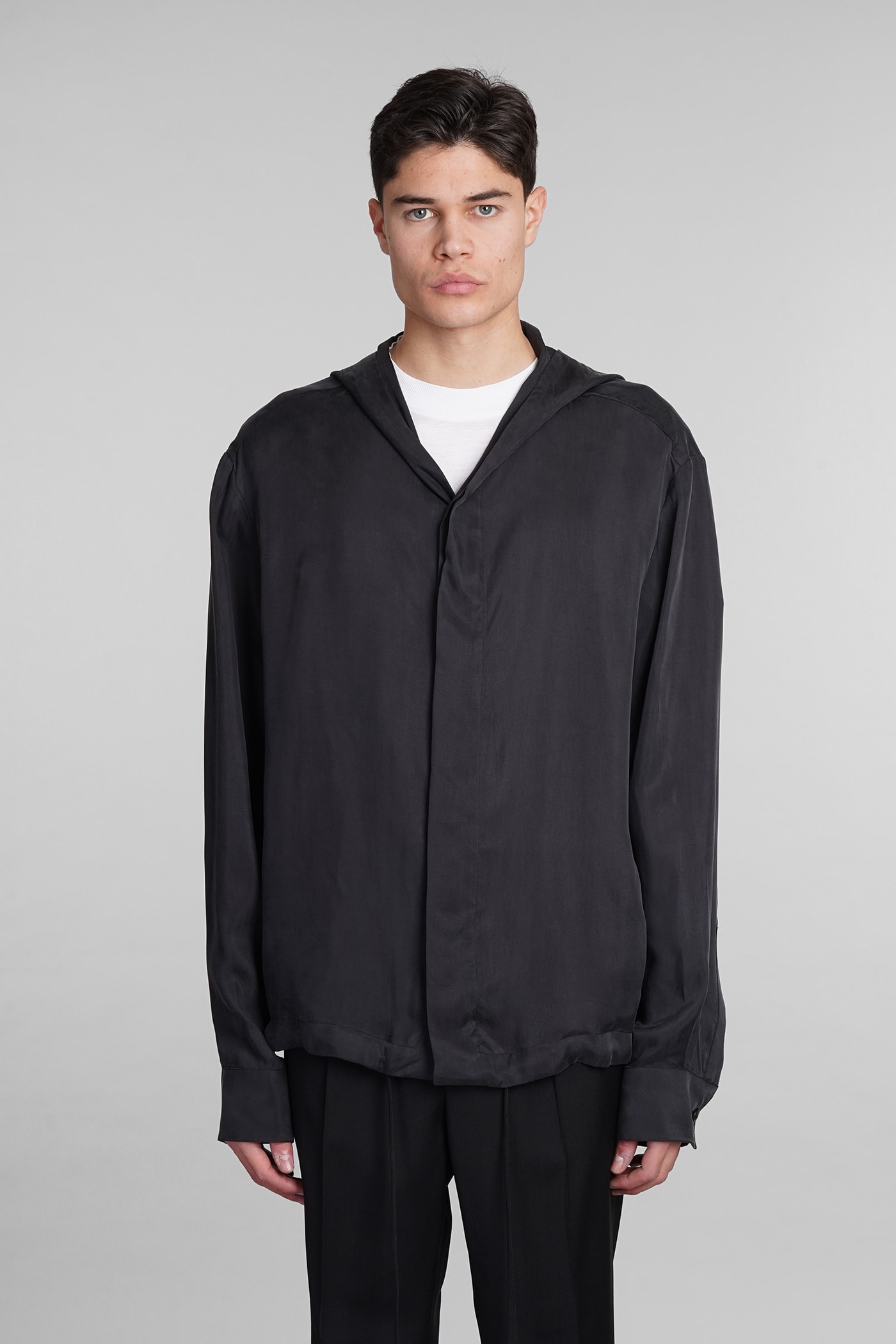Otaru Casual Jacket In Black Polyamide Polyester