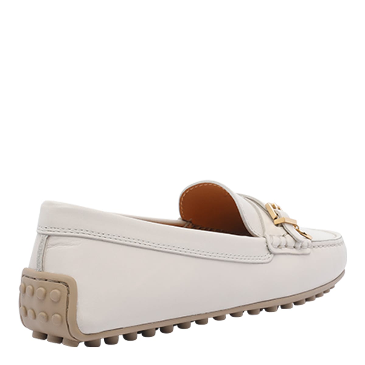 Tod's City Gommino Loafers In White