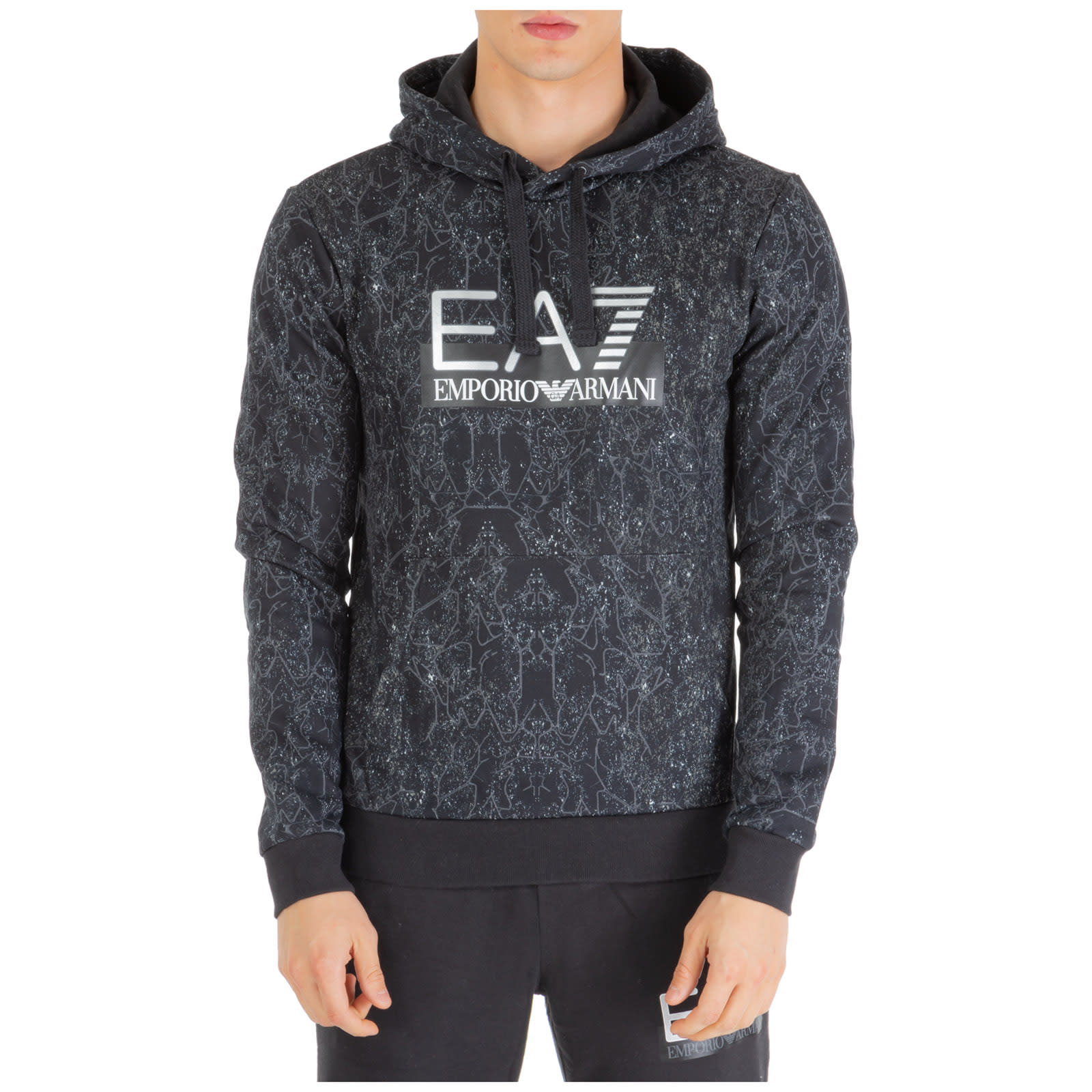 ea7 grey hoodie