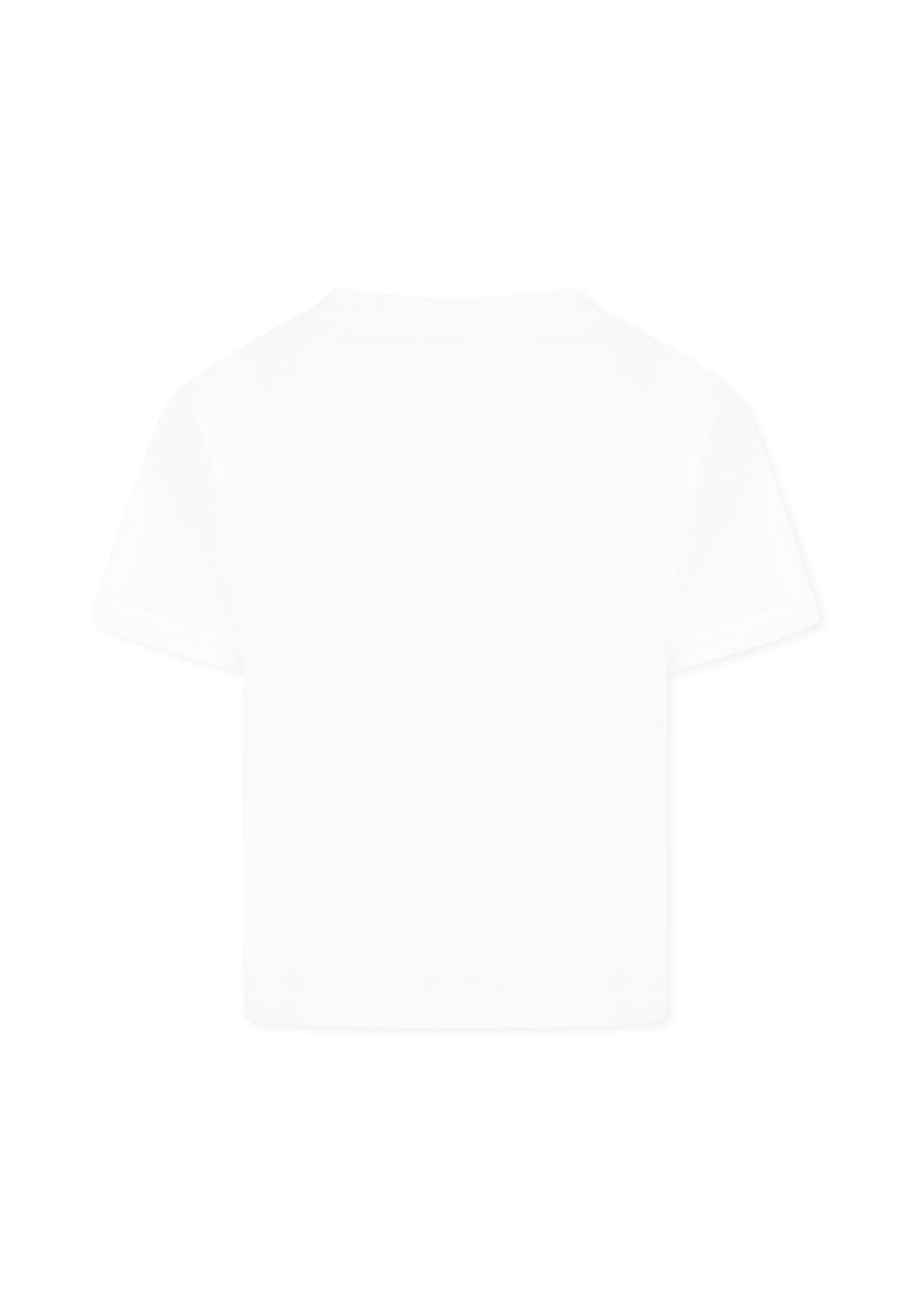 Kenzo White T-shirt For Kids With Logo In White