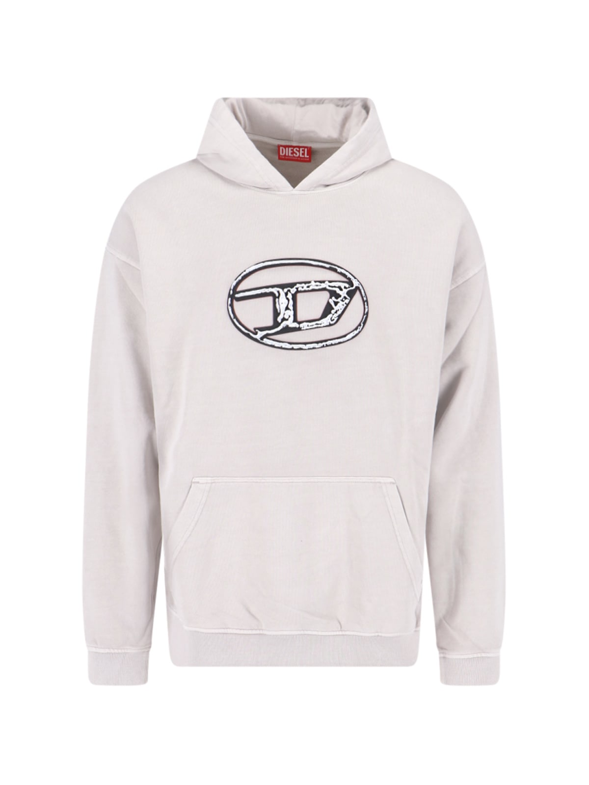 Shop Diesel S-boxt-hood-q7 Logo Hoodie