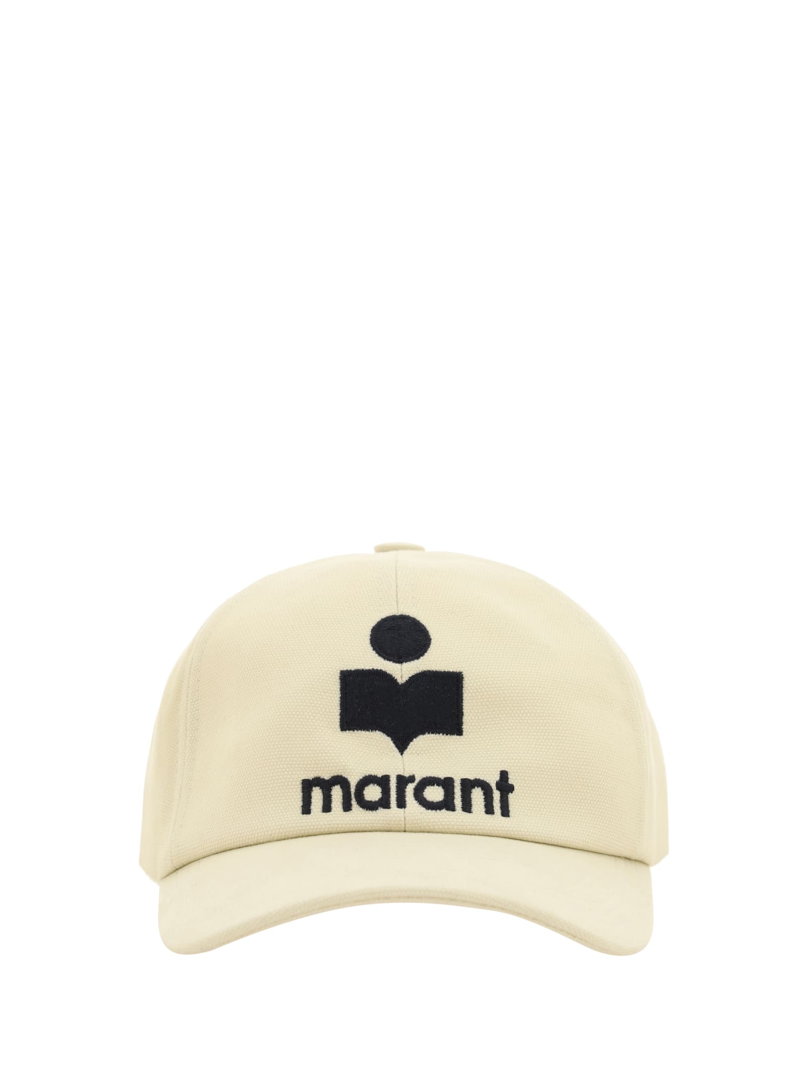 Shop Isabel Marant Tyron Baseball Hat In Ecru/black