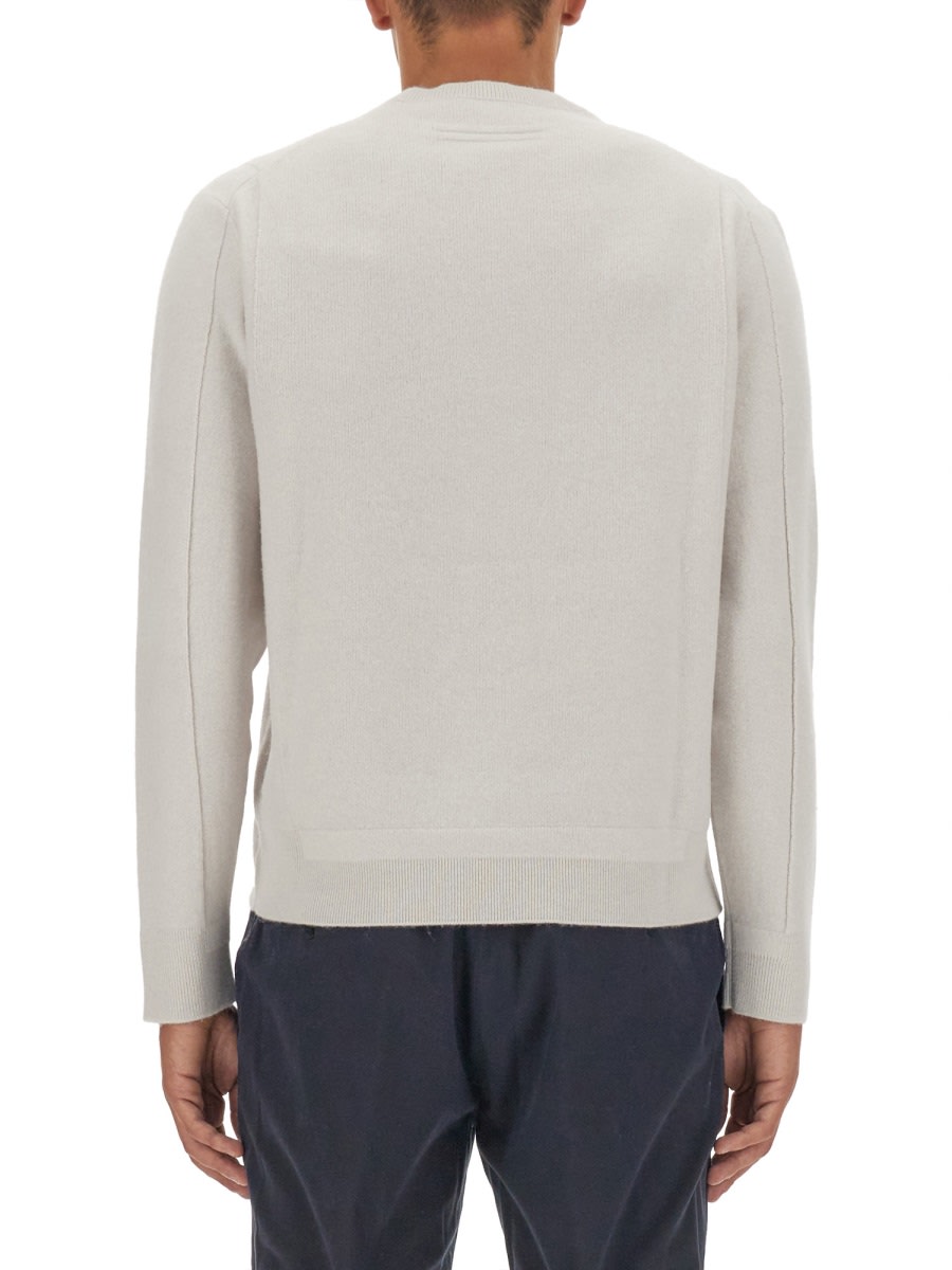 Zegna Wool Cashmere Sweater In White