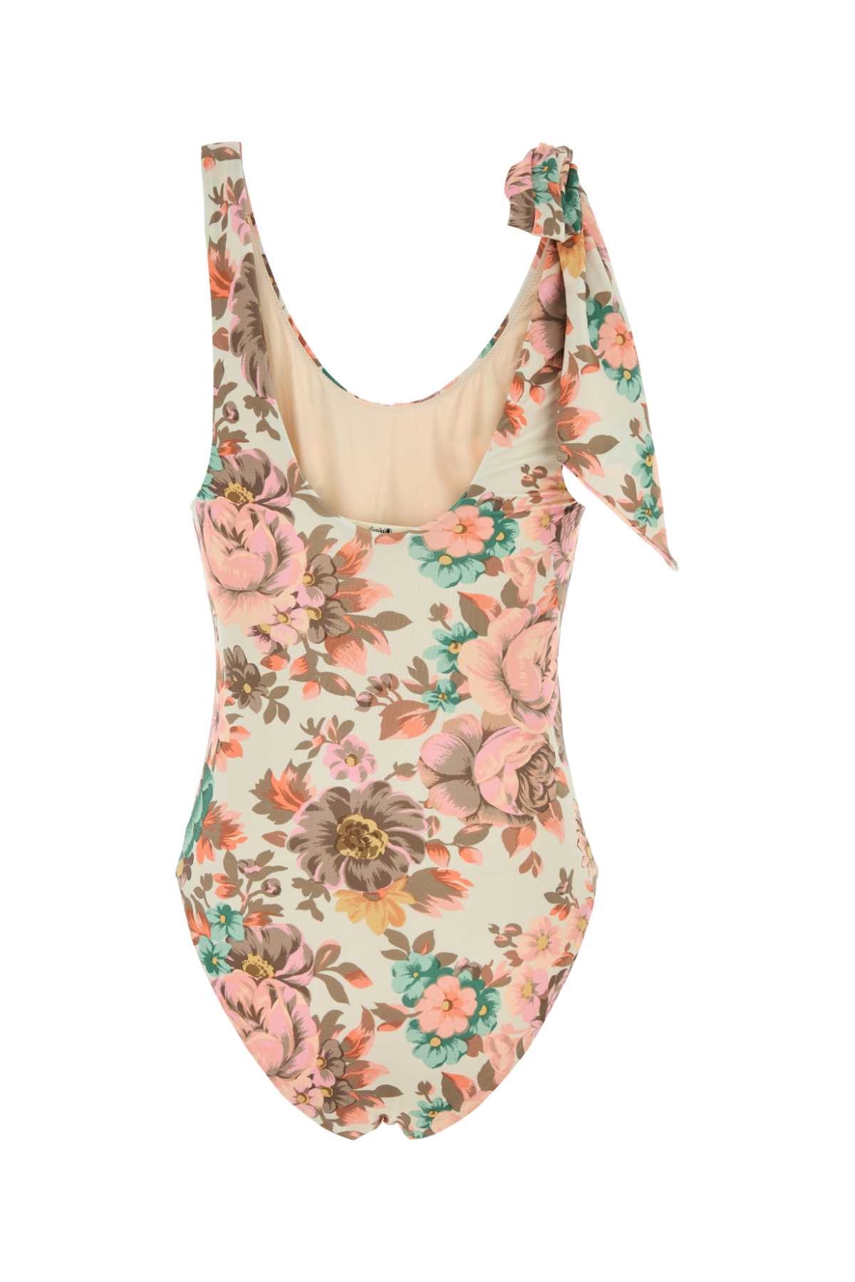 Chloé Chloe Floral-print Stretch-polyamide Swimsuit In Multi