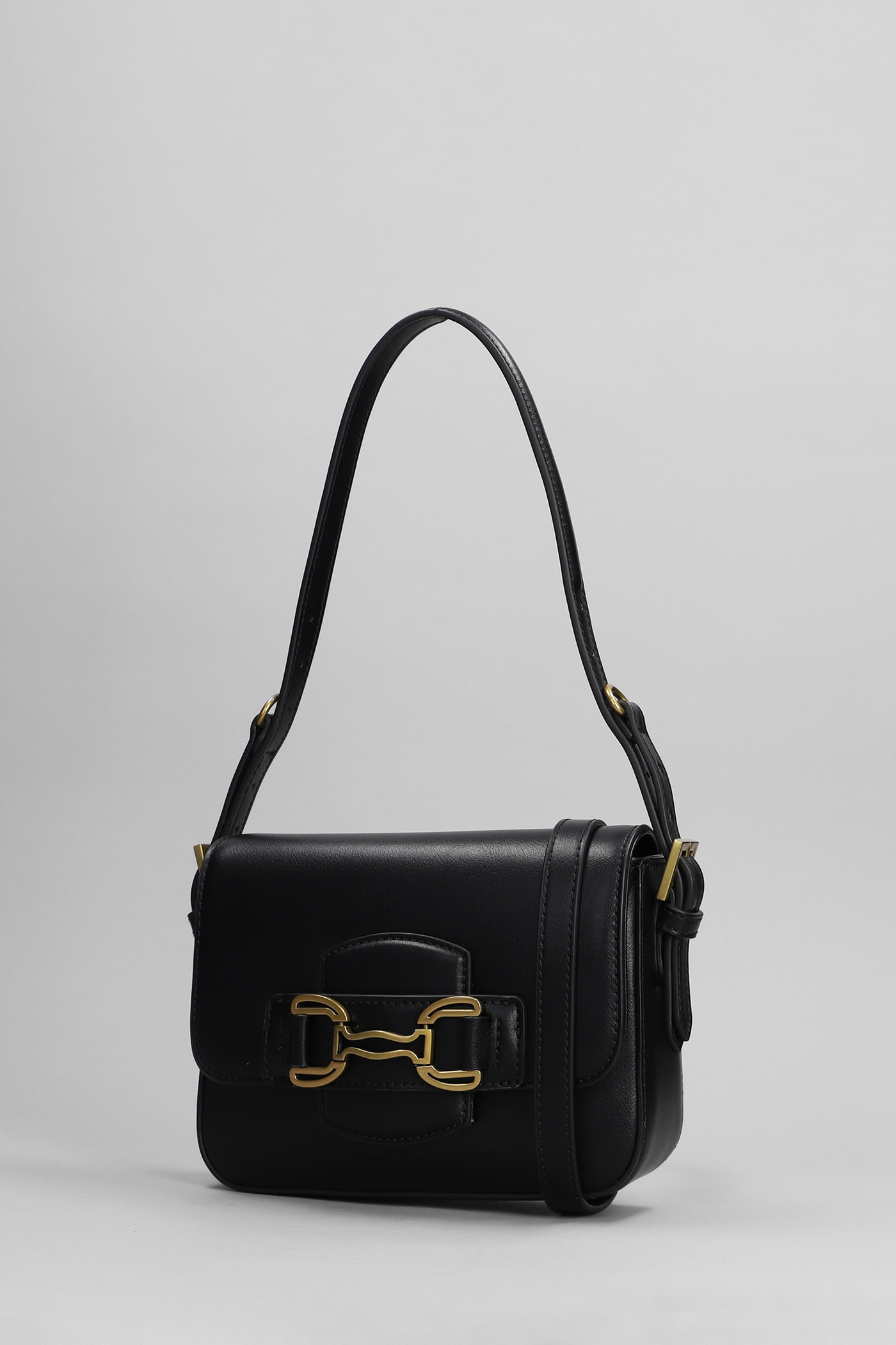 Shop Bibi Lou Shoulder Bag In Black Leather