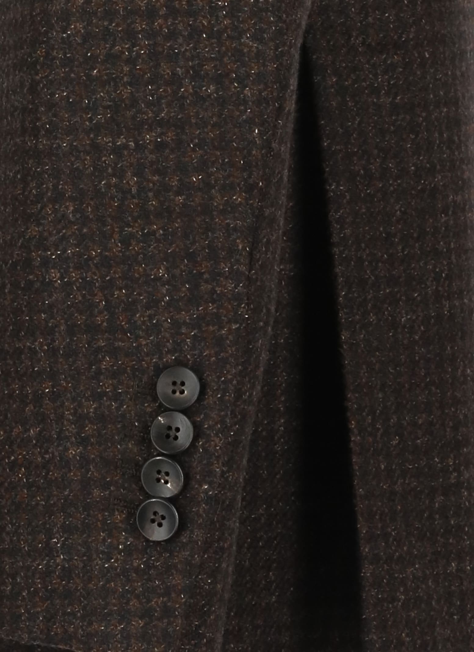 Shop Lardini Wool Jacket In Brown