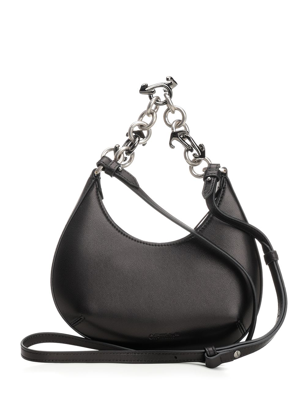 Off-white Hemisphere Shoulder Bag In Black