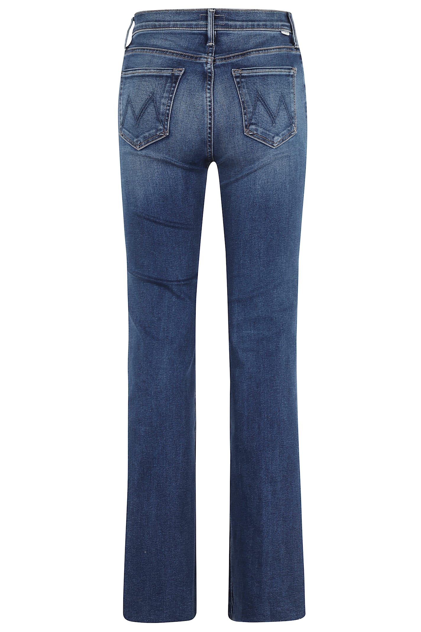Mother The Doozy Fray Jeans In Blue