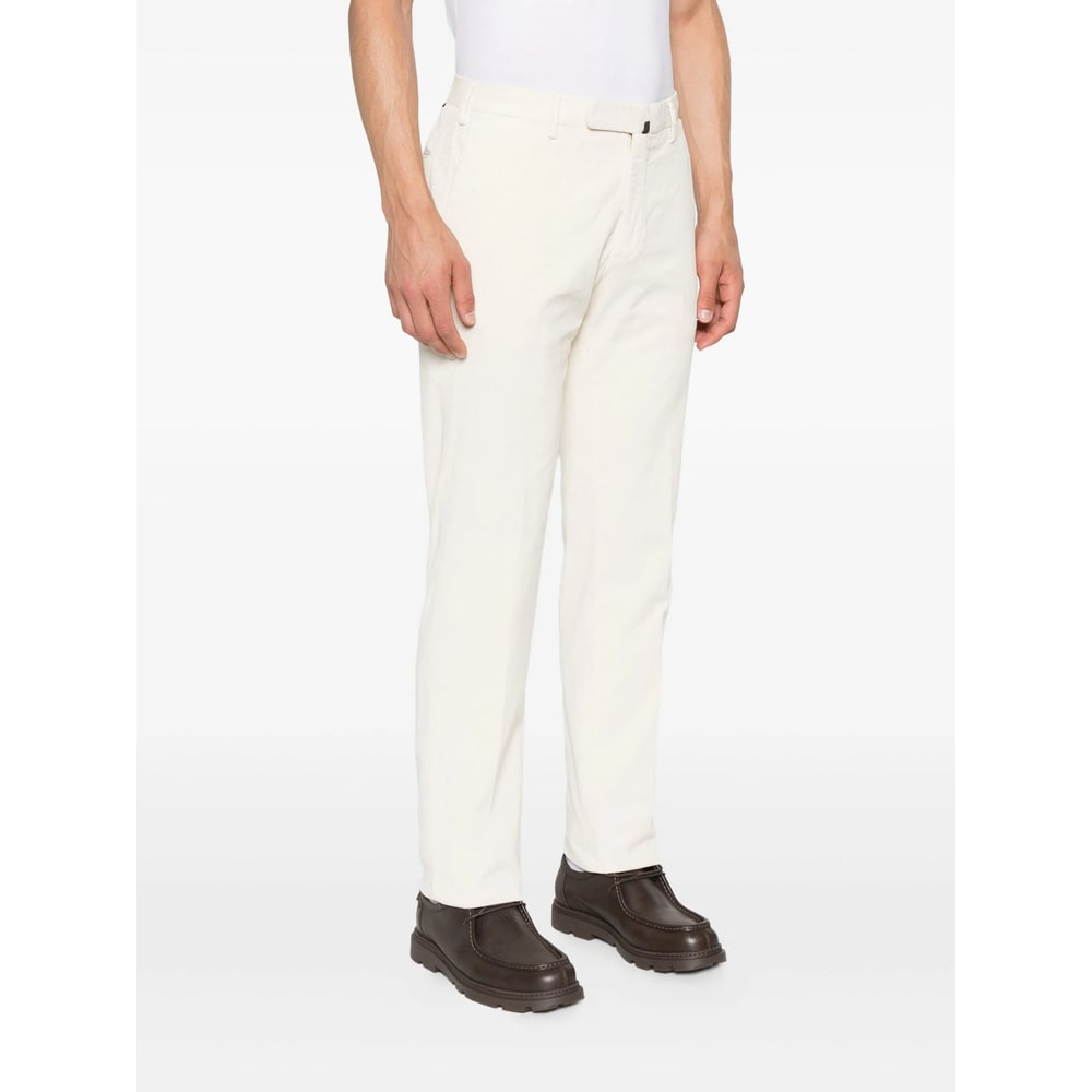 Incotex Trousers With Back Pockets And Belt Loops In Neutral
