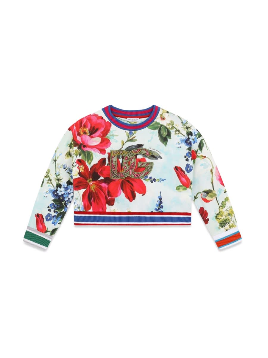 Dolce & Gabbana Kids' Sweatshirt In Multicolour