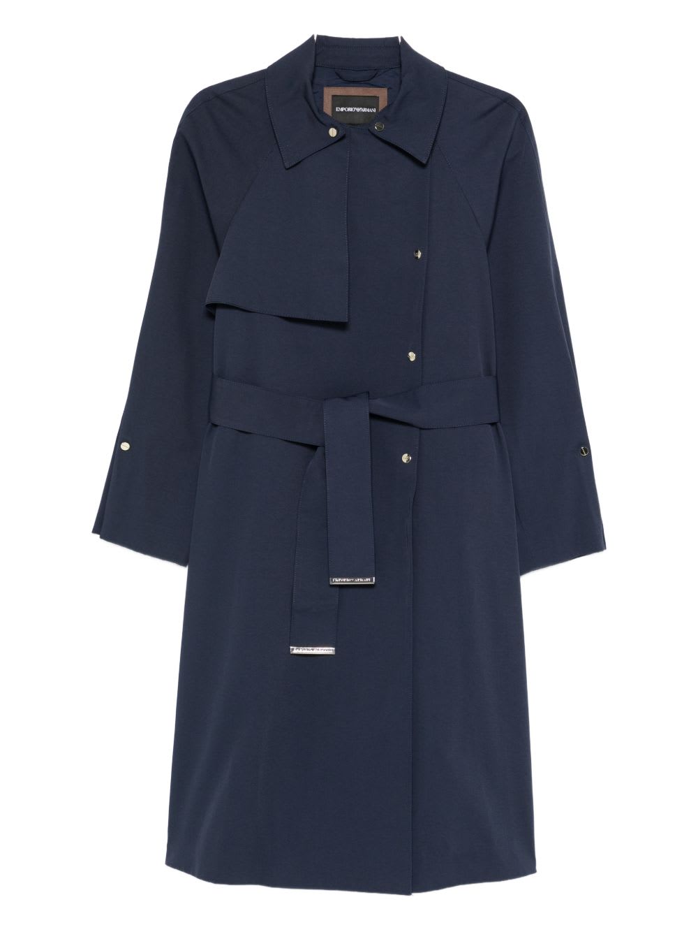 Emporio Armani Cotton Blend Trench Coat