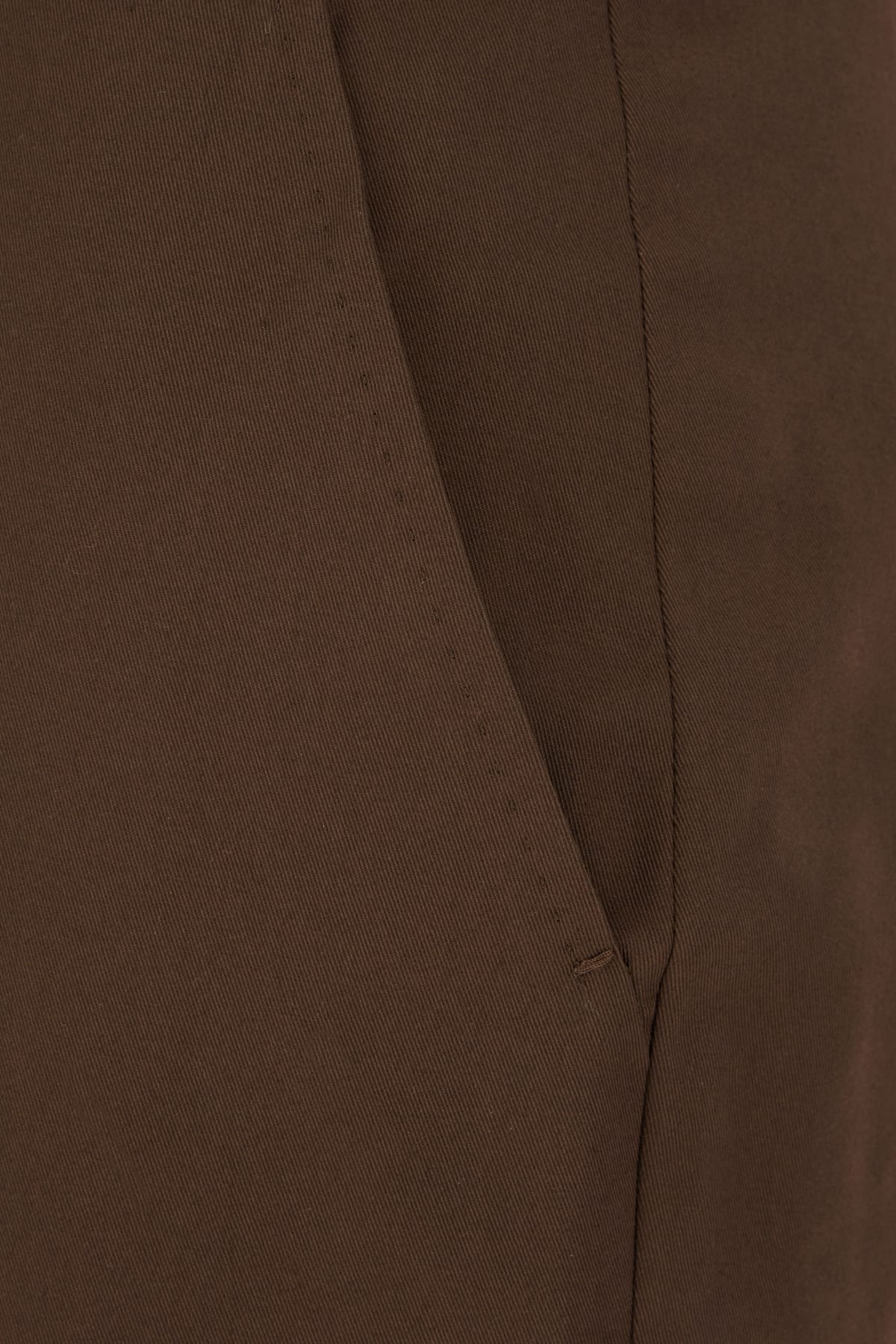 Max Mara Brown High-waisted Trousers In Caffe