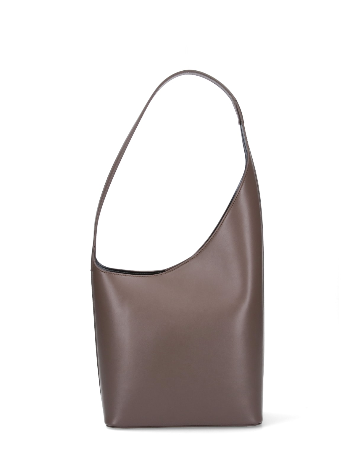 Aesther Ekme Mini Calf Leather Hobo Bag In 190 Chalk