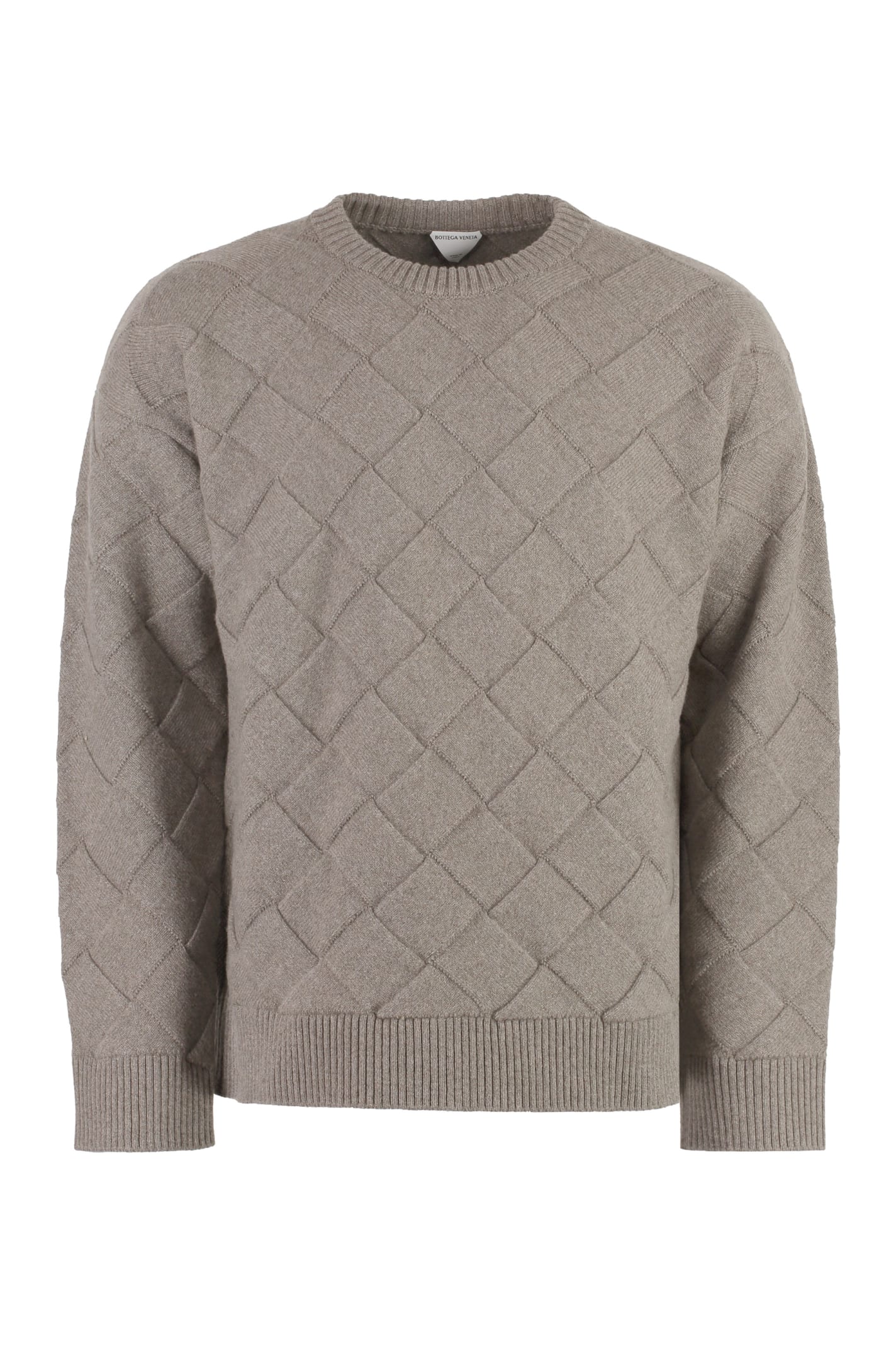 Bottega Veneta Wool Sweater In Gray