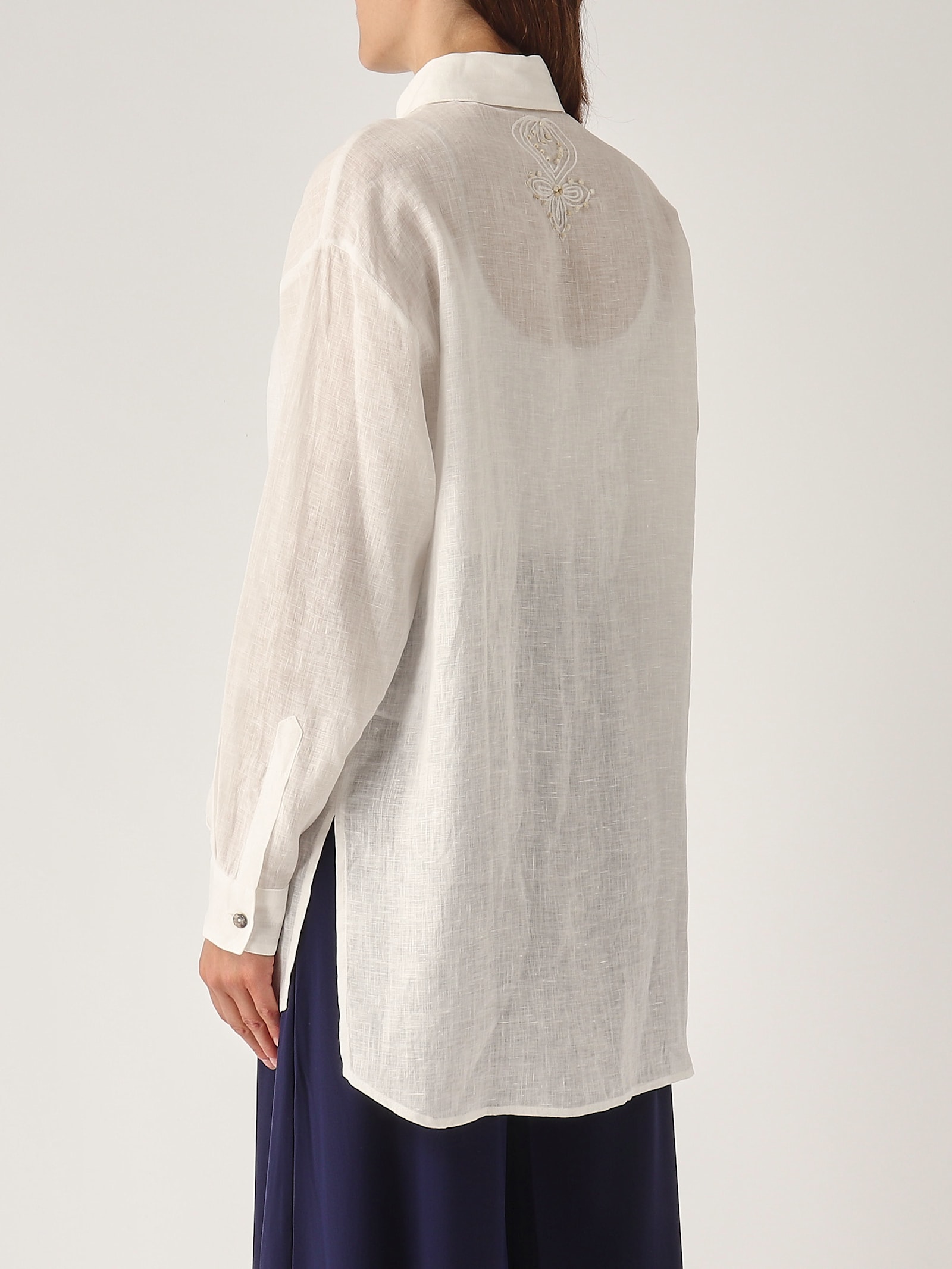 Maliparmi Camicia Summer Linen Shirt In Neutral