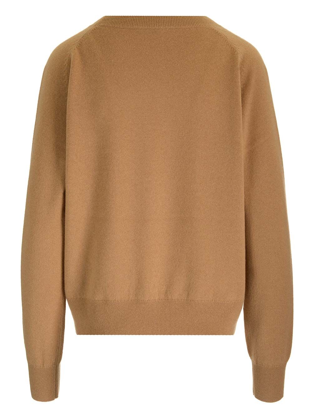 Shop Dries Van Noten Cashmere Knit Sweater In Beige