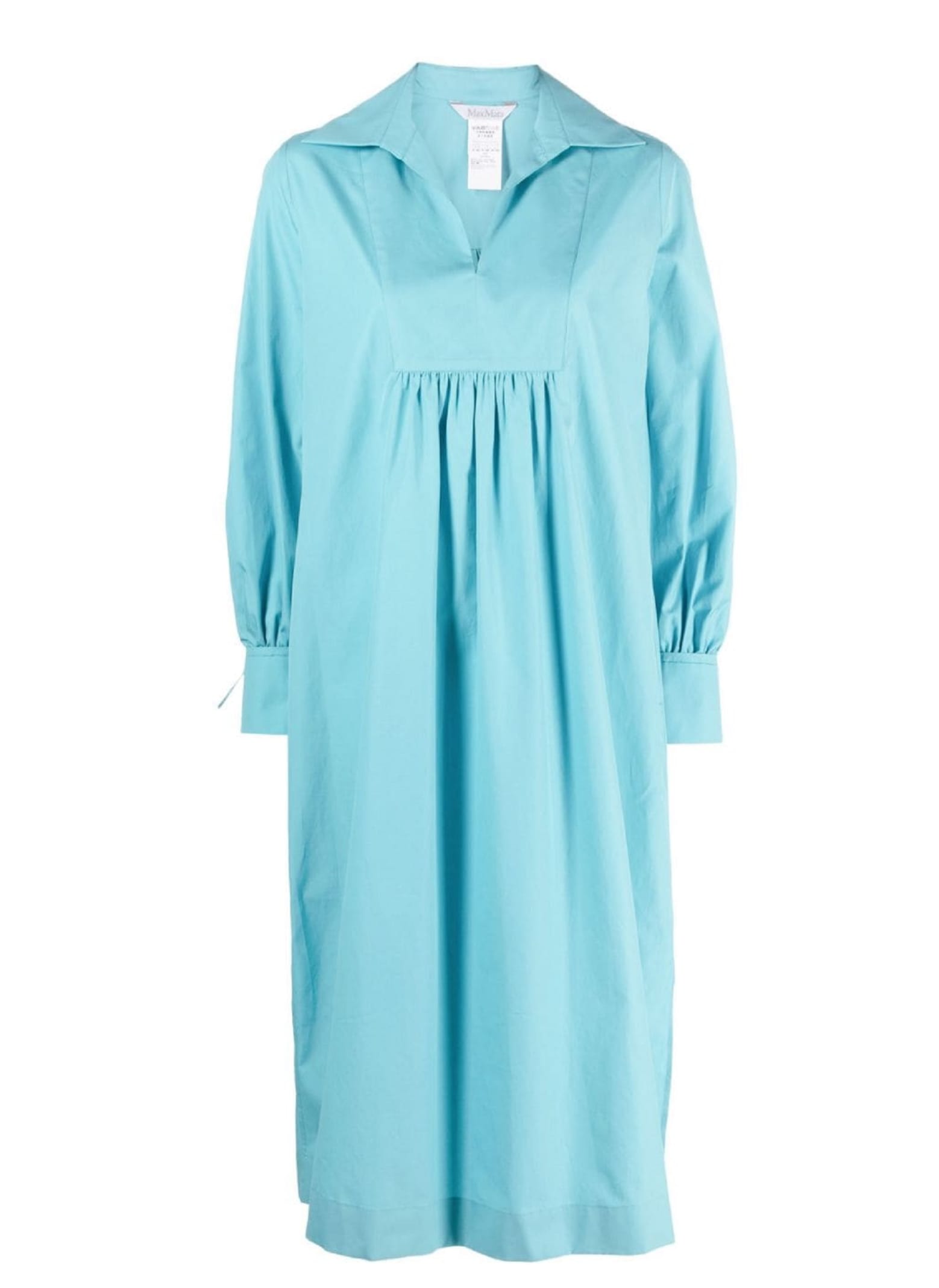 Shop Max Mara Turquoise Nupar Dress In Anice