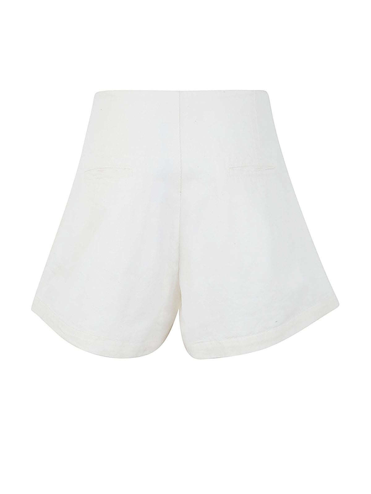 Shop Labo.art 50 Massaua Shorts In Winter White