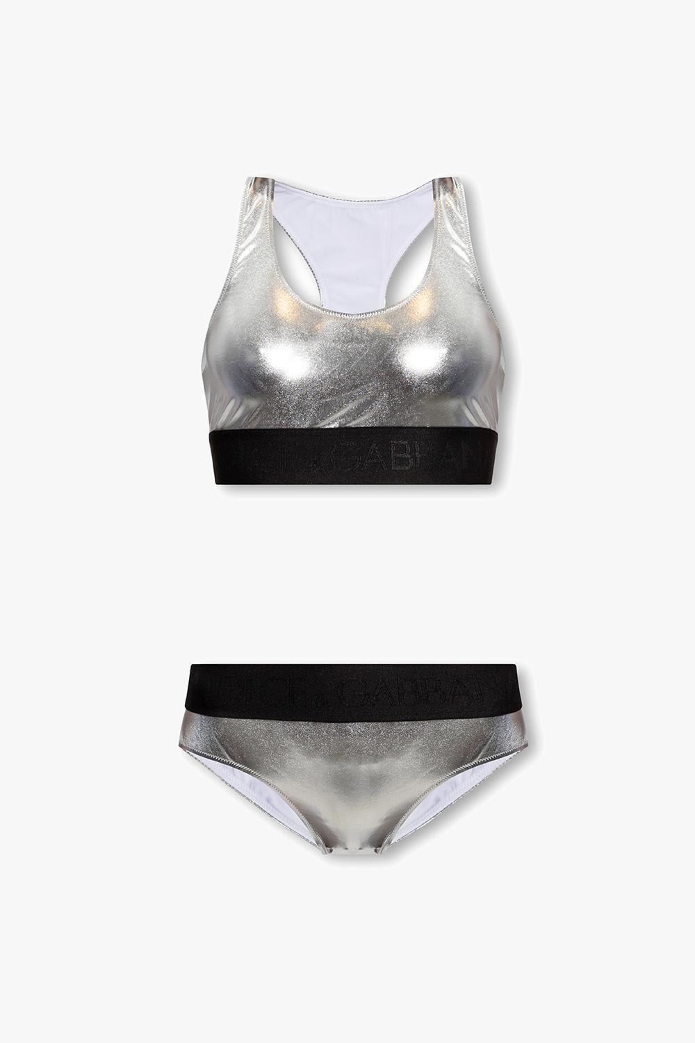 Shop Dolce & Gabbana Two-piece Swimsuit