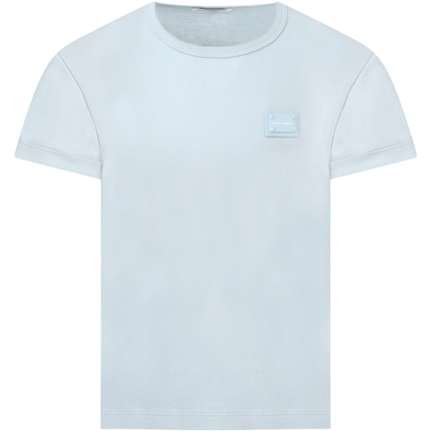 dolce and gabbana light blue t shirt