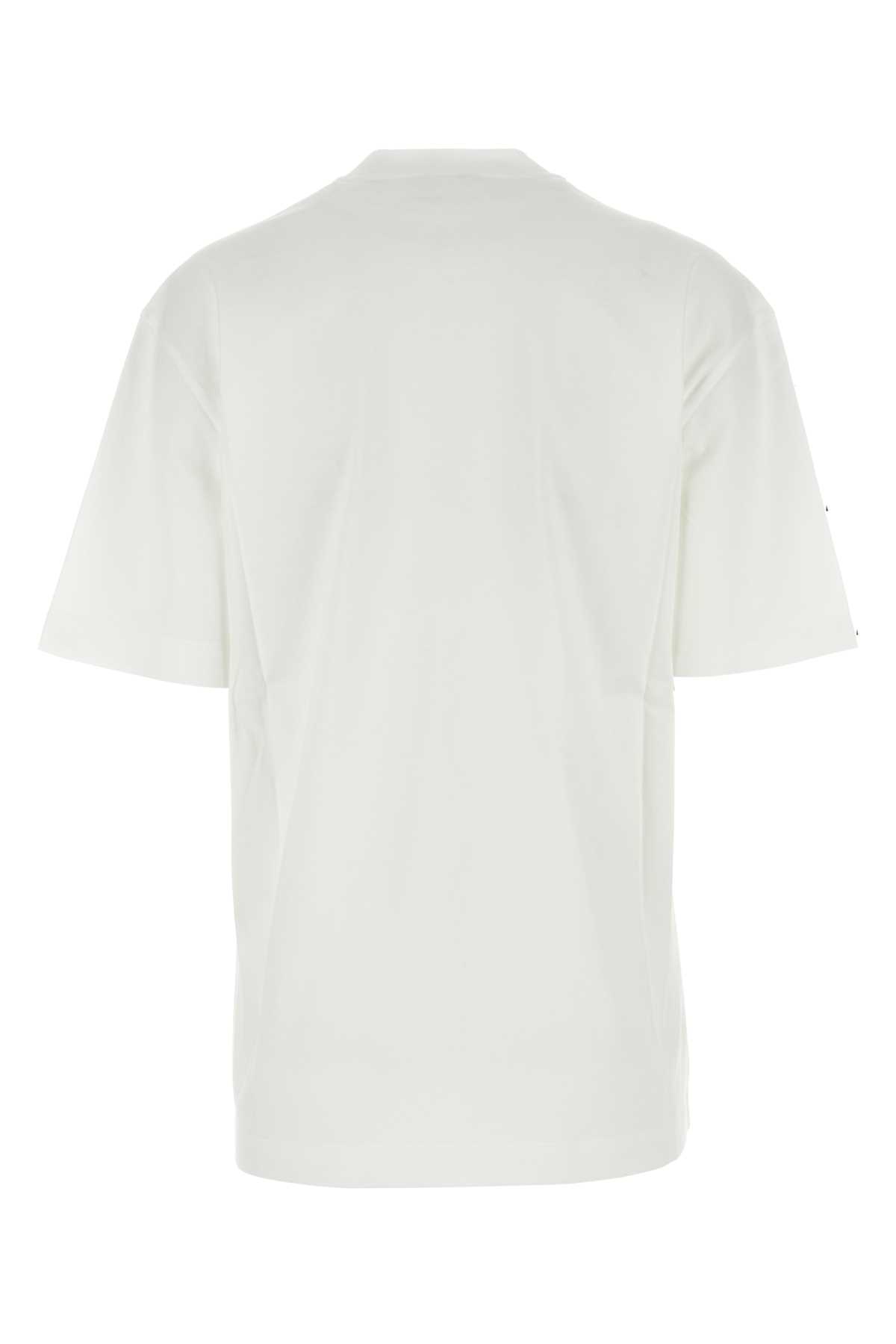 Shop Alexander Mcqueen White Cotton Oversize T-shirt