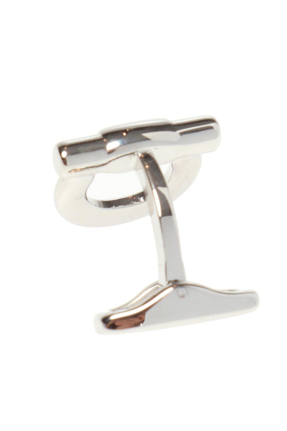 Shop Ferragamo Logo Engraved Cufflinks In Silver