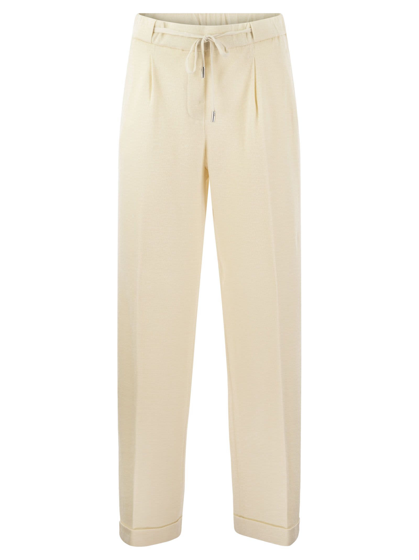Cotton And Linen Trousers