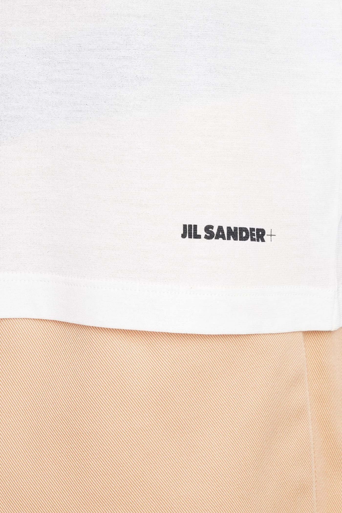 Jil Sander White Cotton T-shirt In White
