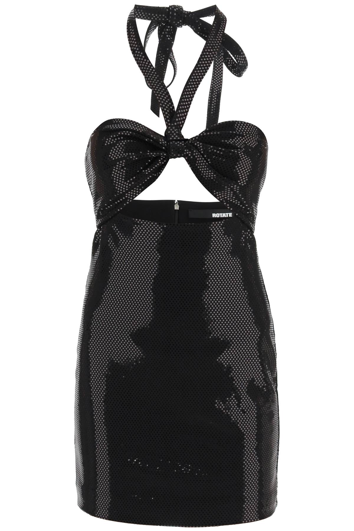 Shop Rotate Birger Christensen Henny Mini Dress In Black (black)