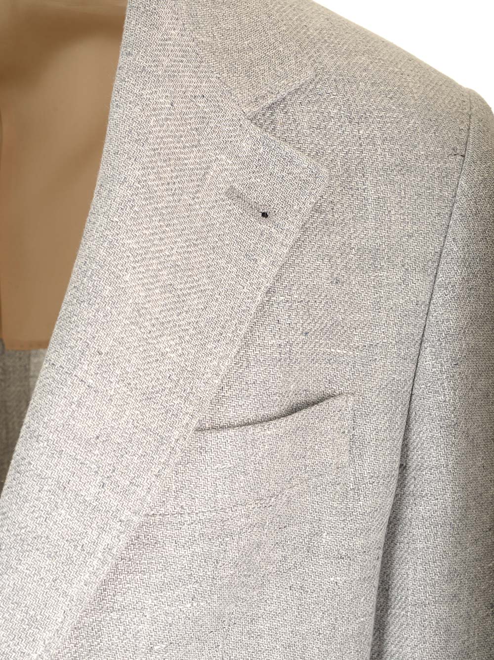 Shop Brunello Cucinelli Blazer In Linen, Wool And Silk