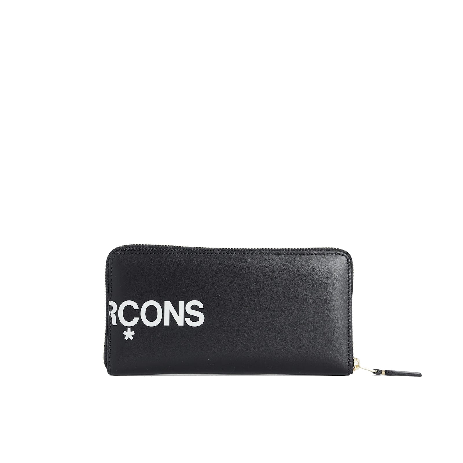 Comme Des Garçons Signature Logo Wallet In Black