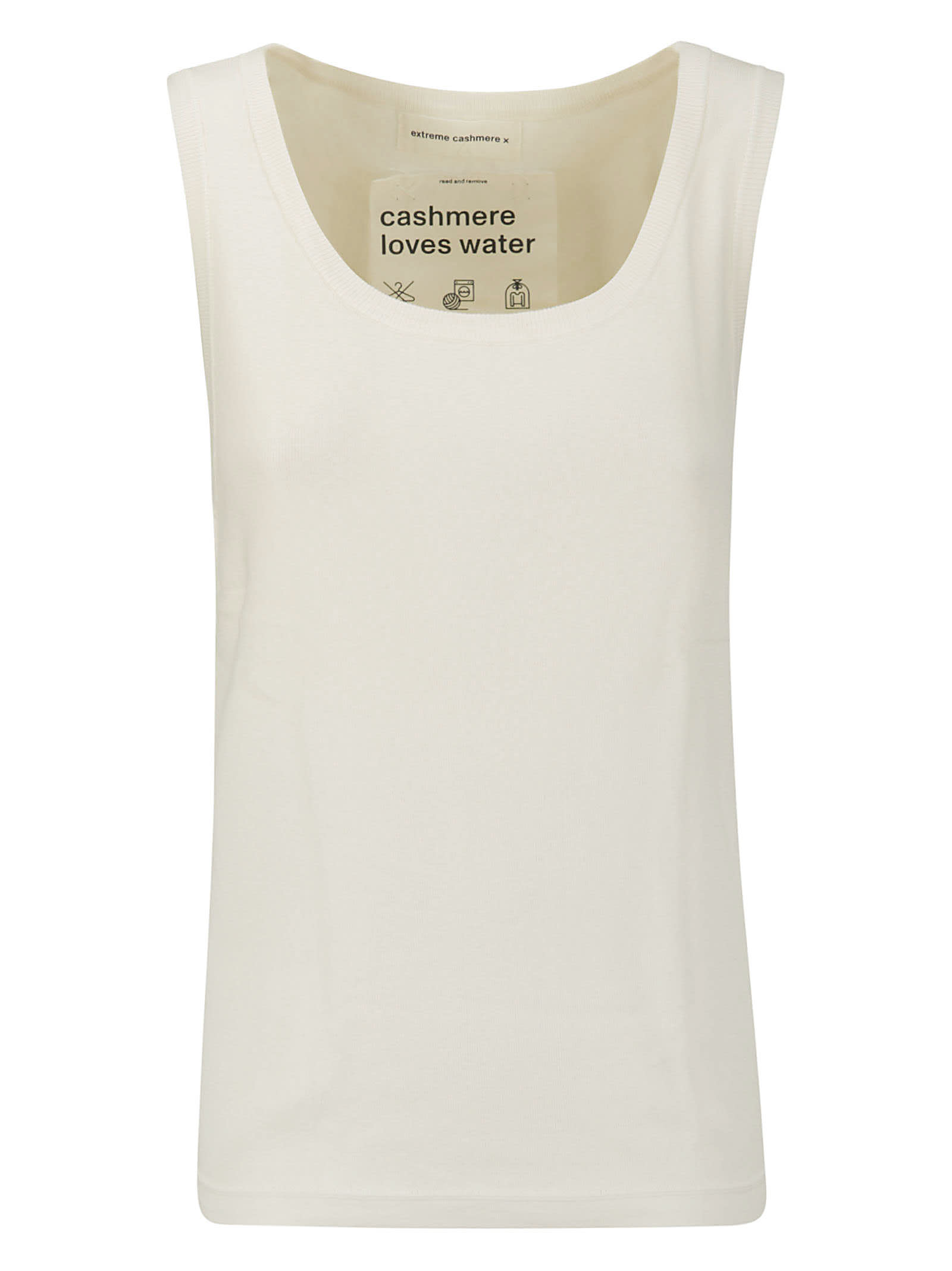 Extreme Cashmere Singlet In Snow