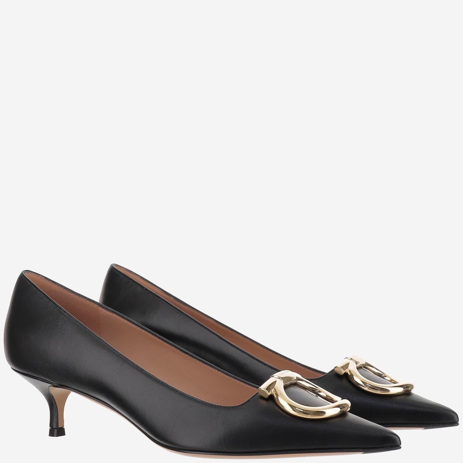 Ferragamo 40mm Gancini Pointed-toe Pumps