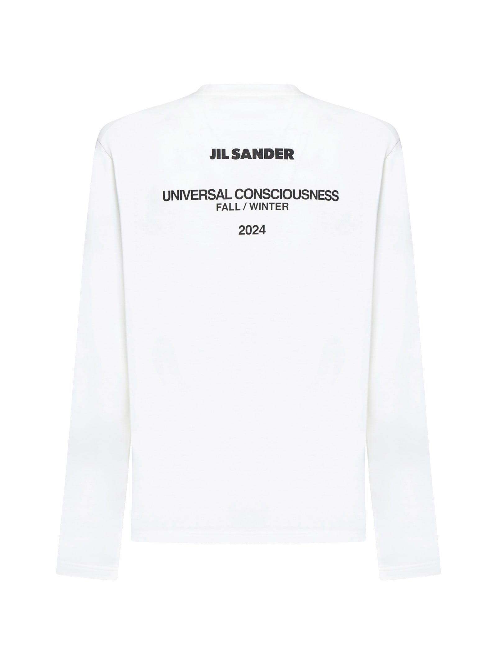 Shop Jil Sander T-shirt In Coconut