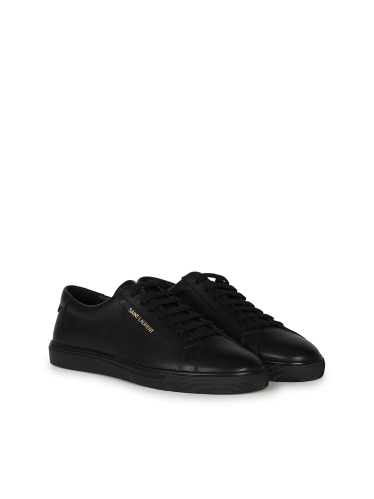 Shop Saint Laurent Low Sneakers With Laces In Black