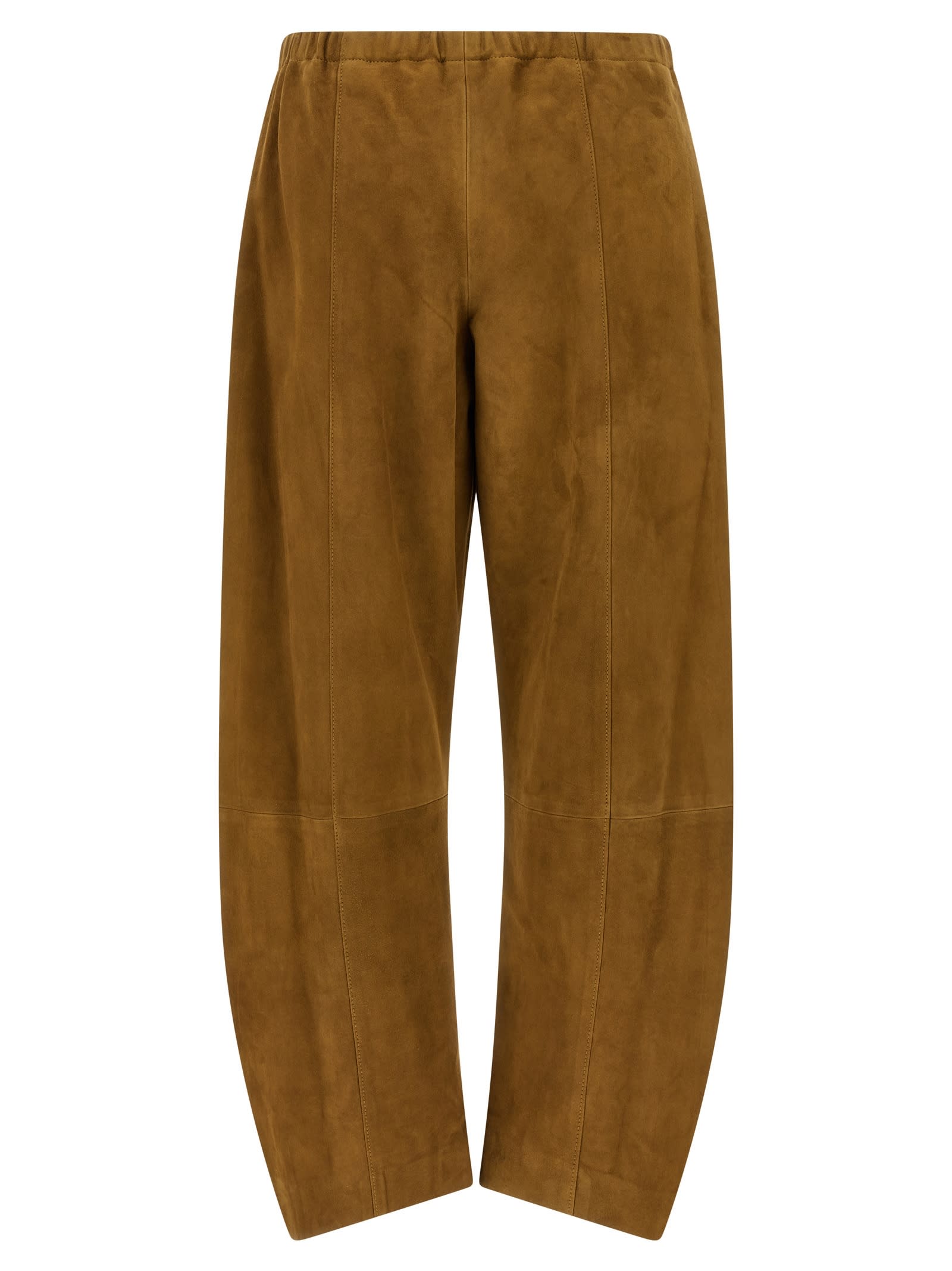Khaite Clover Pants In Brown