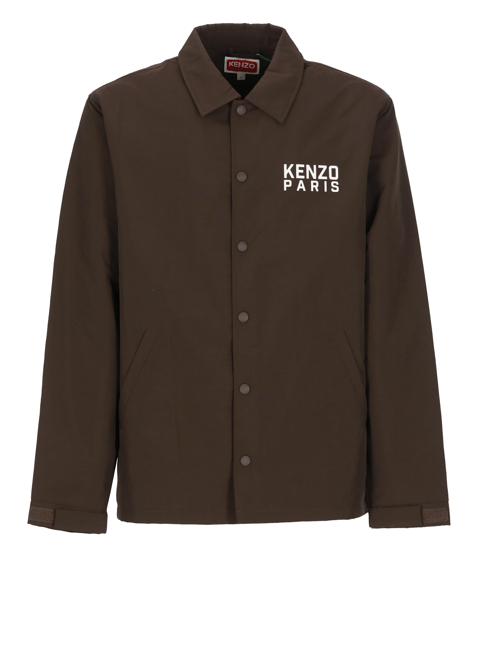 Kenzo Happy Tiger Jacket In Brown ModeSens