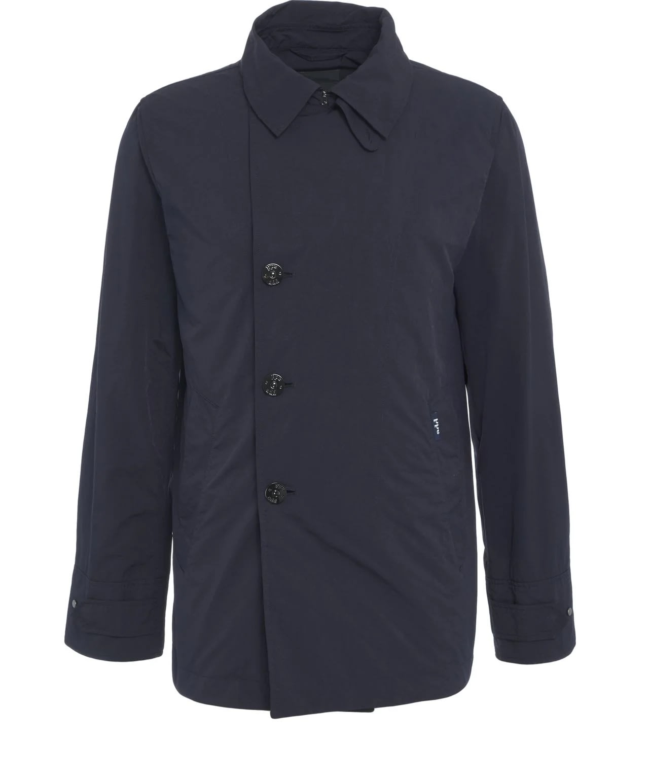 Add Garment Dyed Peacoat In Blue